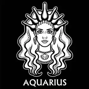 水瓶座女孩图片