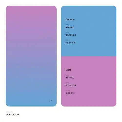 渐变色色卡收集