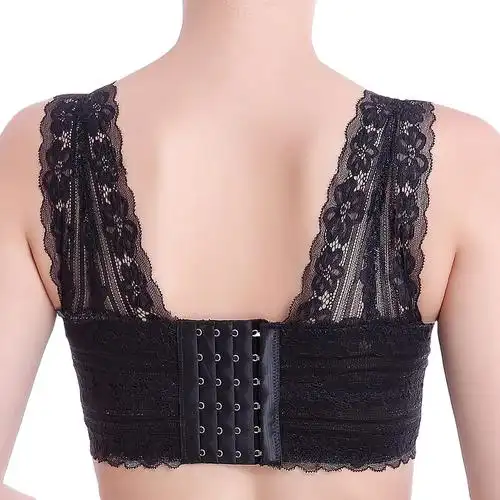 新无钢托薄款大码无钢圈文胸六排扣背心式大罩杯聚拢95d聚拢内衣