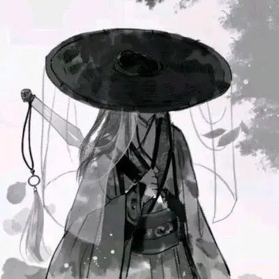 唯美古风淡雅男子头像 妖孽黑白古风男子图片,男生头像图片-回车桌面