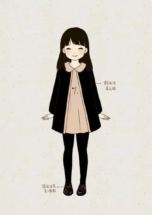 卡通#可爱#服装设计#服装设计稿#搭配