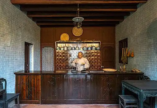 岭南风光,翠亨村药店及蜡像古代场景复原赤壁之战河北省石家庄市平山