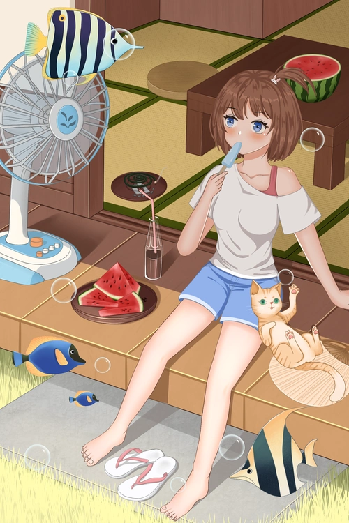 夏天插画|插画|儿童插画|画友帮 - 原创作品 - 站酷 (zcool)