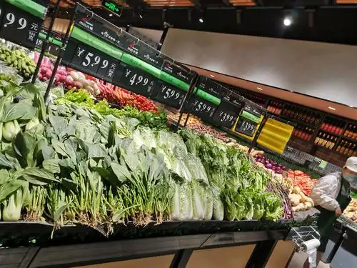 庙山11.15生鲜早市陈列图片