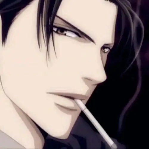 复古动漫卡通男头眼红