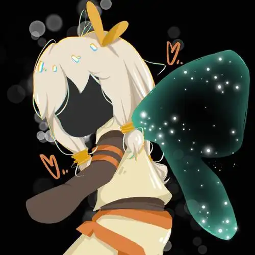 的笔触搭配活泼色彩可爱的光之子身影跃然纸上一起换上缤纷绚丽的头像