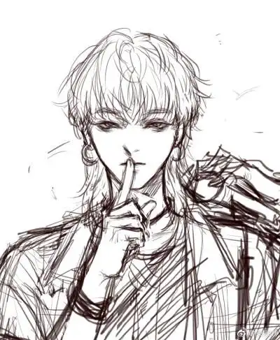 华晨宇手绘饭绘漫画祝华晨宇0207生日快乐