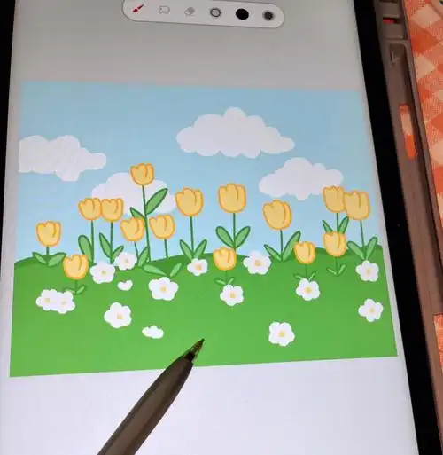 华为平板绘画过程分享图
