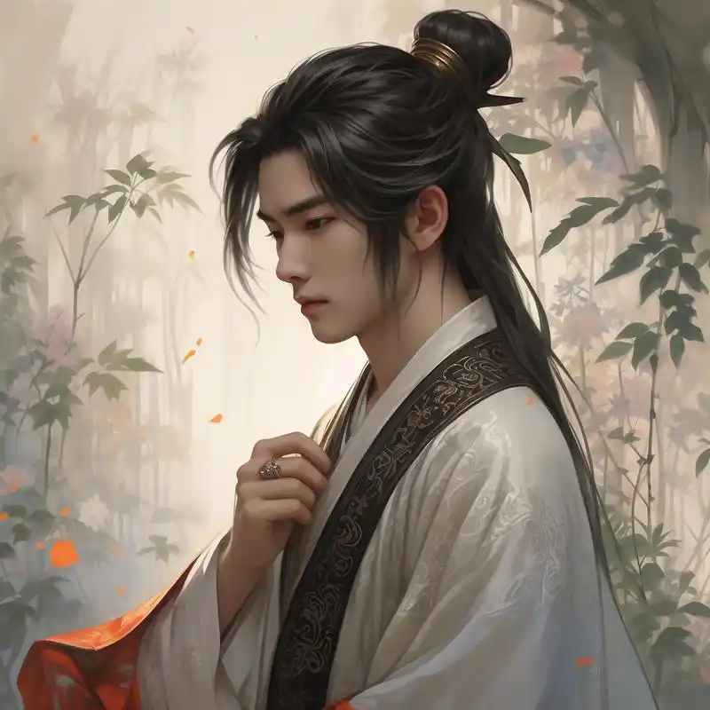 90漫画风古装美男头像96 一组超帅的漫画风古装美男头像来啦!