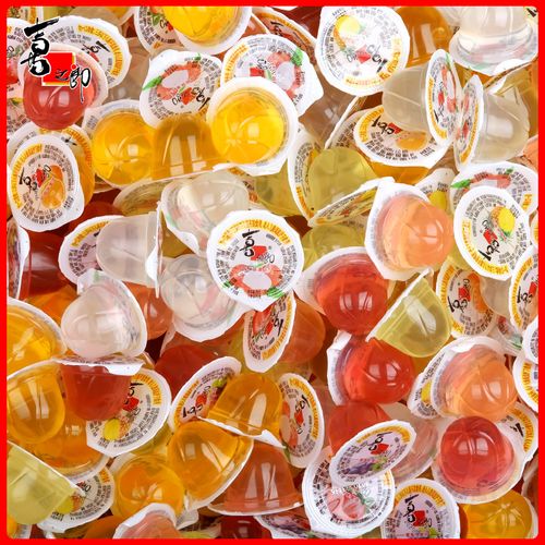 喜之郎低价散装果冻水果果味香甜橙子蜜桔菠萝果冻