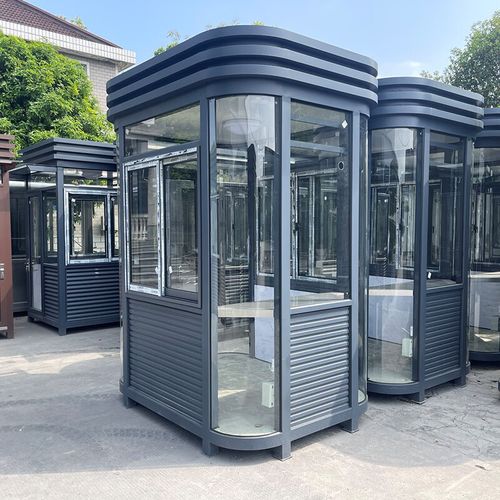 山头林村 岗亭保安亭户外 户外成品钢结构治安岗亭门卫保安亭值班