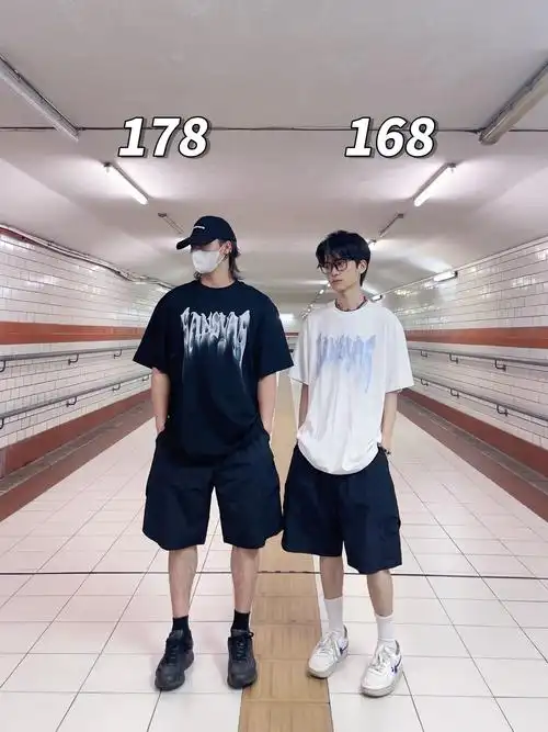 男生穿夏季ootd #168男生穿搭 #帮忙选一选 #极限二选一 #身高差