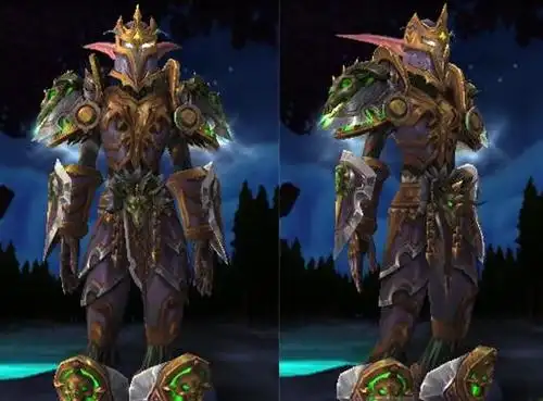 (为了方便骑士我也用的暗夜女做模特)战士-随机难度-t19有这个新模型