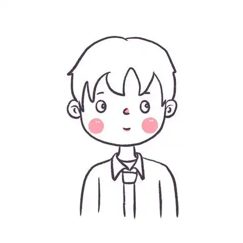 cr小熊奶黄包男生简笔画头像如何画一个充满浪漫的帅气男生简笔画花