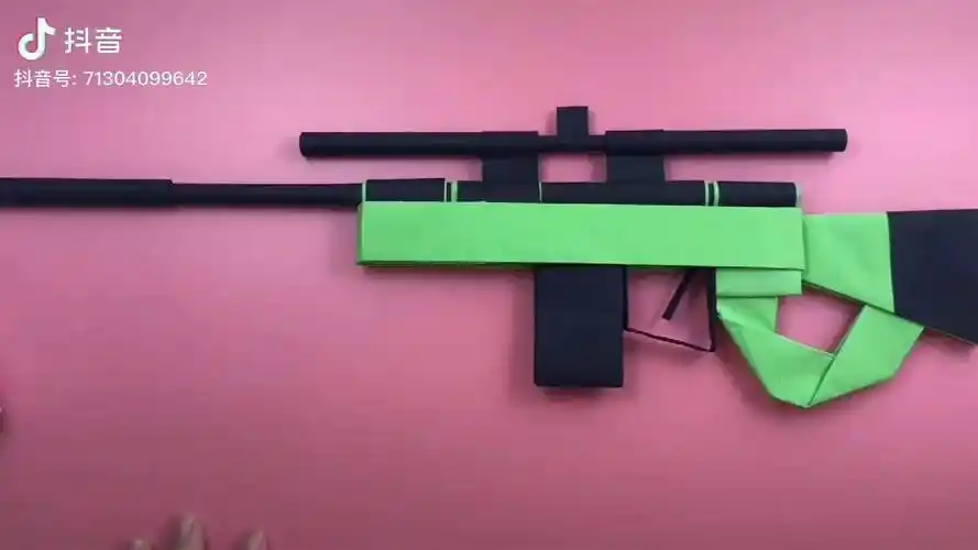 手工折纸教程狙击枪有儿子的一定要给他做一个爱不释手折纸手工上热门