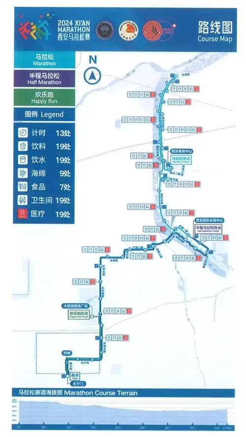 2024西安马拉松路线图曝光!35000人规模!报名即将开启