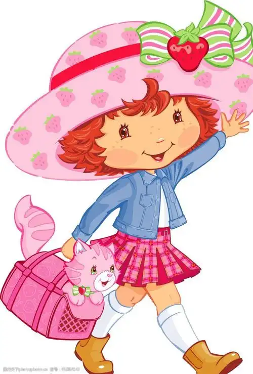 关键词:矢量草莓女孩 矢量草莓女孩矢量卡通人物女孩eps格式 039eps