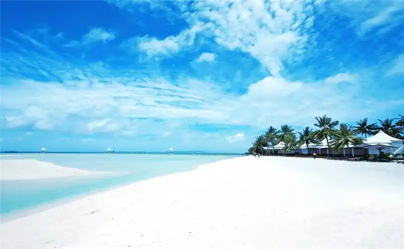 夏日度假海滩唯美高清桌面壁纸,风景壁纸,唯美,高清,沙滩,海洋,自然