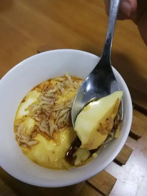 喵快到碗里来做的虾米蒸蛋