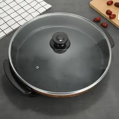 全能料理电煎锅多功能无烟不粘电热炒锅电饼铛电烤锅平底锅烙饼锅