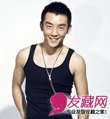 跑男郑恺发型 黑色的寸头短发诠释魅力男人范(4)