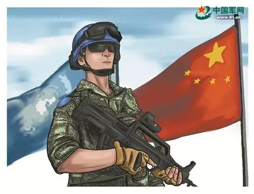 漫画∣峥嵘岁月30年中国蓝盔和平使命