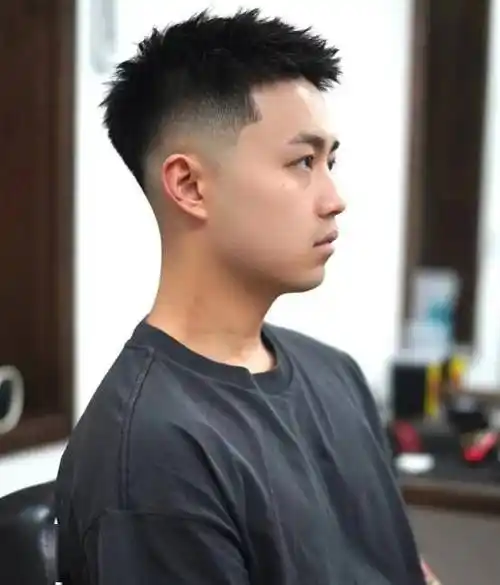 前刺发型,绝对可以笑着出理发店的短发,不知道该怎么剪头发的可以参考