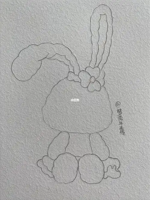 星黛露兔子简笔画