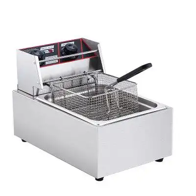 魅厨炸炉单缸电炸锅定时电热炸炉商用炸鸡排炸薯条油炸锅薯塔机器