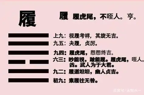 周易第10卦履卦天泽履乾上兑下履卦的失败卦是哪一卦