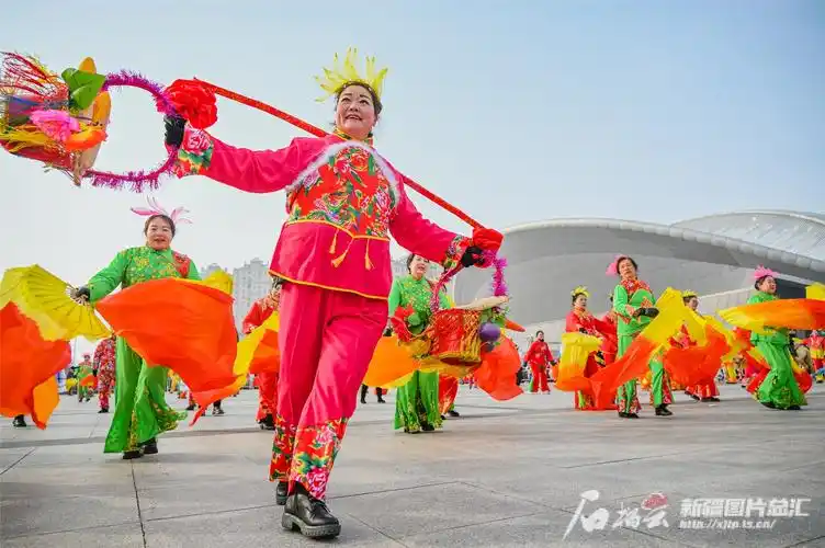 新疆秧歌社火闹元宵