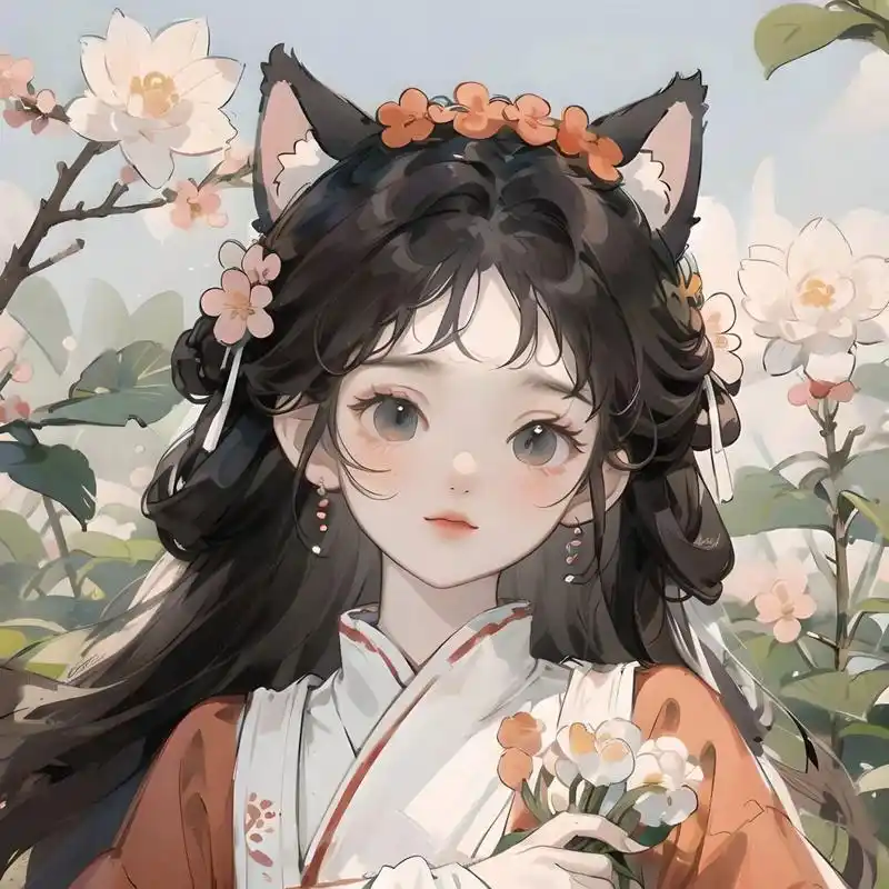 可爱女孩|猫耳橘色古风系 如果这个世界不喜欢你,那它就是我的敌人了.