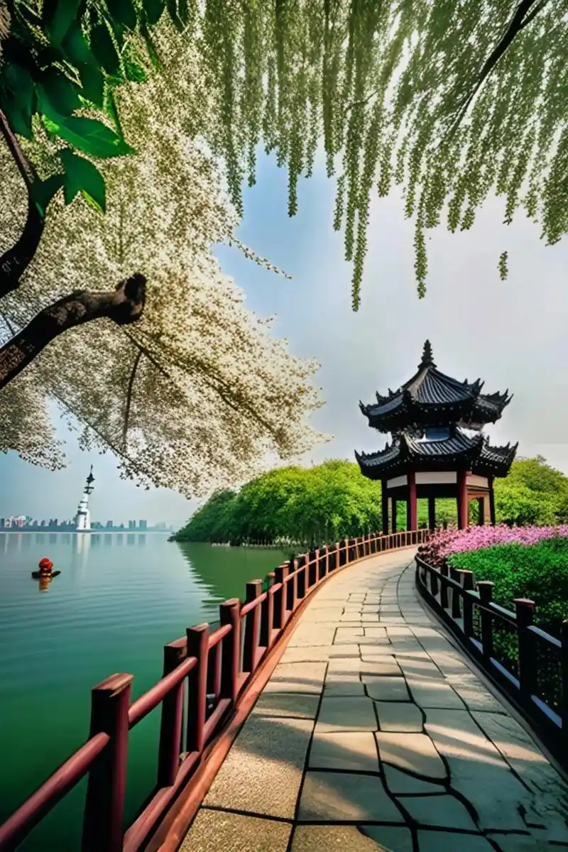 西湖美景.西湖在杭州被誉为是人间天堂,夏日时更是美轮美奂,让 - 抖音