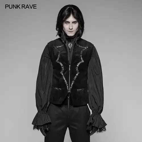 *英伦风衬衣 宫廷风衬衫 英国中世纪贵族服装复古男装配领花 年会