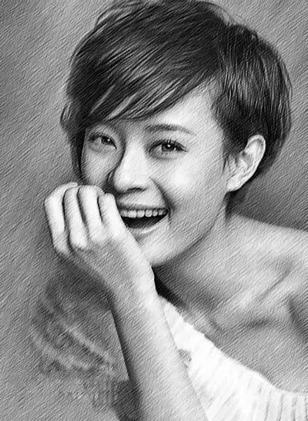 明星素描 - 美篇