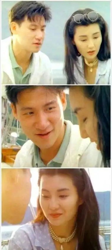 《飞越迷情》剧照在《追男仔》中,张学友饰演的小混混乌蝇哥,与张曼玉