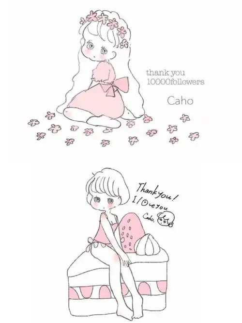 仙女少女心简笔画(仙女少女心简笔画图片 小女孩) - 盾灵网