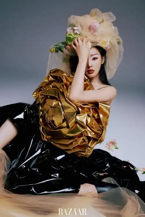 时尚芭莎一月电子刊##张天爱蝴蝶芭莎大片