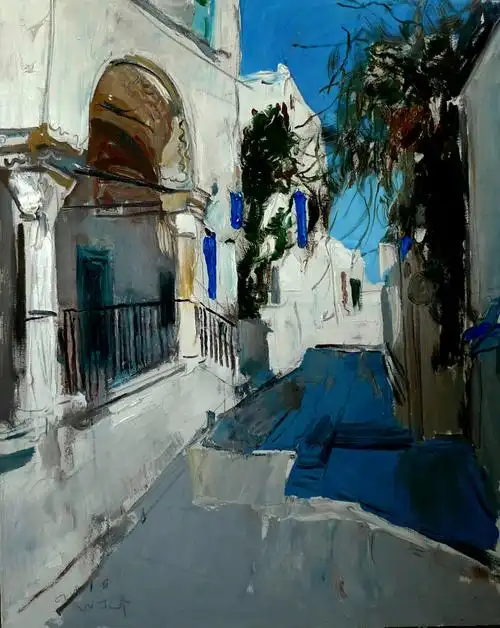 王建国油画作品欣赏,王建国油画,画家王建国_书法字画_中华古典家具网