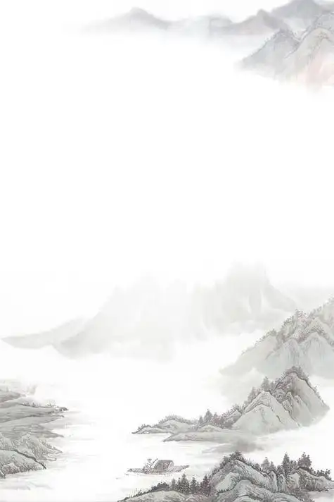 山水水墨画图片 中国水墨山水画图片