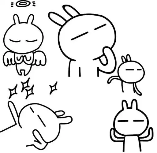 2006年,大学生王卯卯创作的"兔斯基"被认为是我国最早的动态表情包