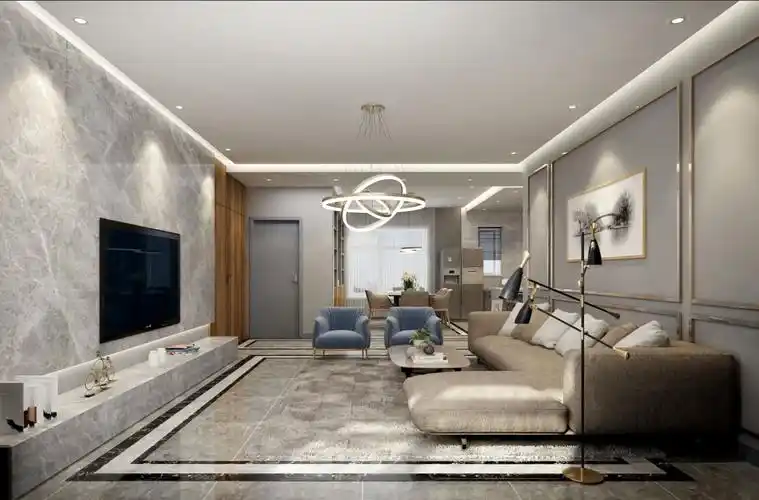 北欧风格室内装修效果图-华侨城三居125平米