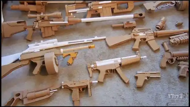 纸制98k栩栩如生! 国外达人晒labo版《绝地求生》枪械