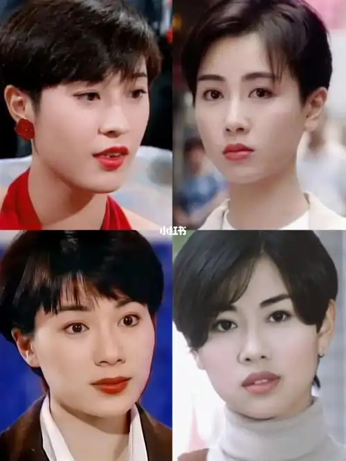 陈法蓉  袁洁莹  张可颐  陈松伶#女生短发发型  #女神