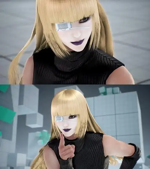 铁拳7莉莉黑口红哥特邪王真眼装mod