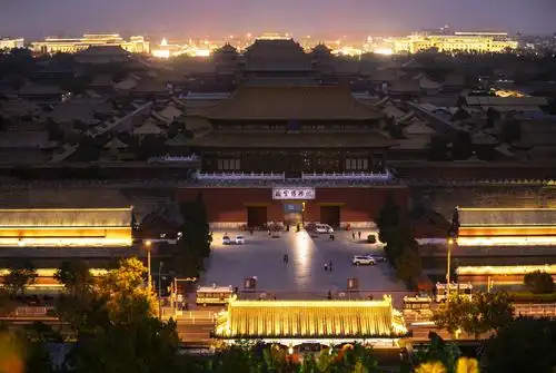 紫禁城夜景.