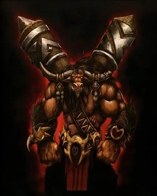 凯恩·血蹄身为牛头人部族的领导,凯恩血.