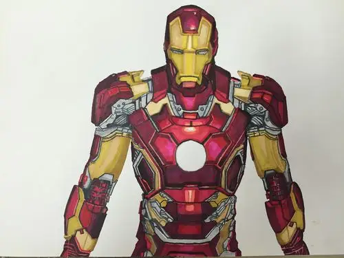 马克笔手绘钢铁侠|插画|创作习作|zyl213_原创作品-站酷zcool