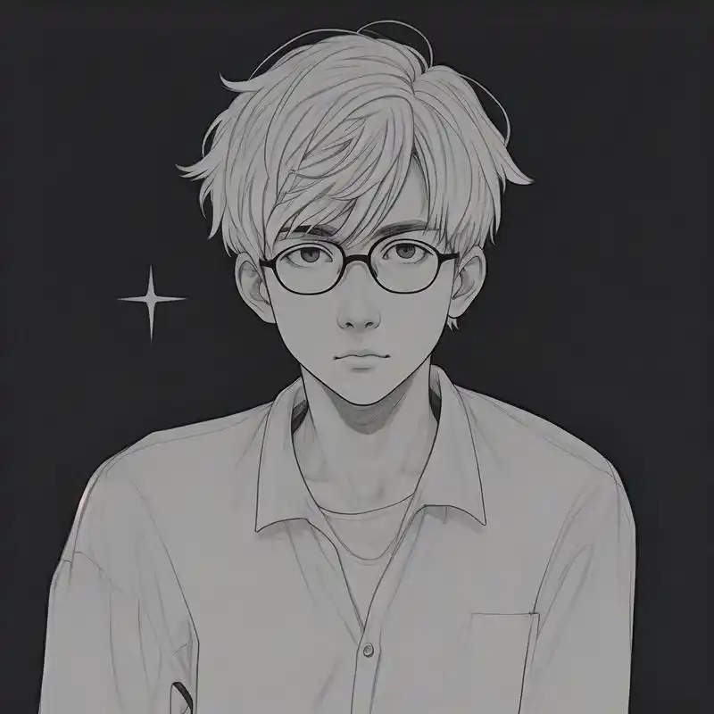 99今天给大家带来一组男生戴眼镜的头像,是不是感觉斯文又帅气? ?