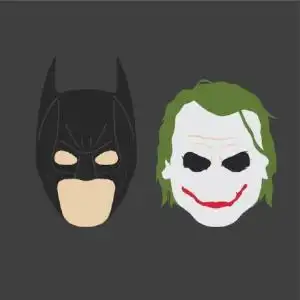 小丑图片蝙蝠侠头像卡通